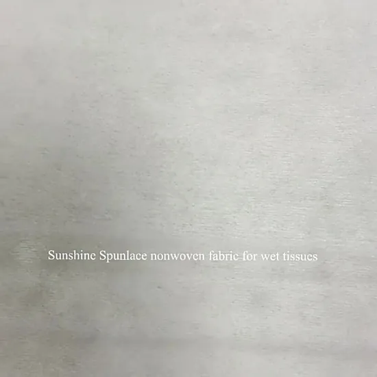 100% Pure Cotton and Viscose Spunlance Nonwoven Fabric