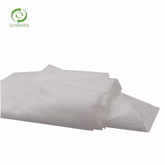 100% Pure Cotton and Viscose Spunlance Nonwoven Fabric
