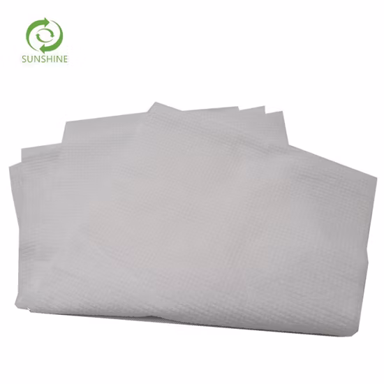 100% Pure Cotton and Viscose Spunlance Nonwoven Fabric