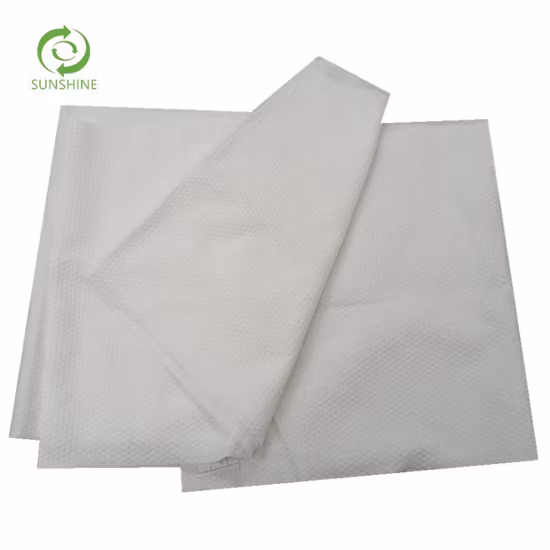 100% Pure Cotton and Viscose Spunlance Nonwoven Fabric
